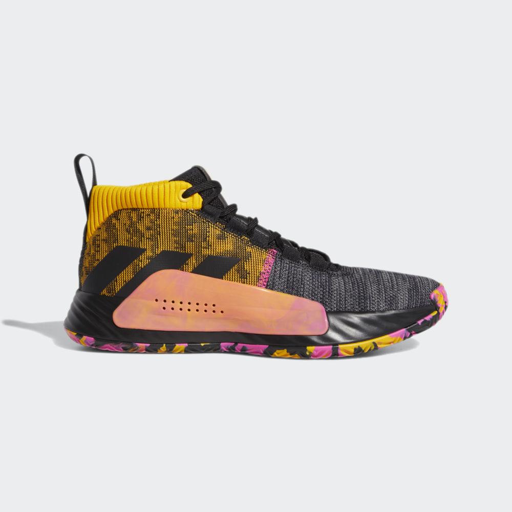 Adidas Dame 5 Férfi Kosárlabda Cipő Fekete/Arany/Rózsaszín Akció 291603-LDI